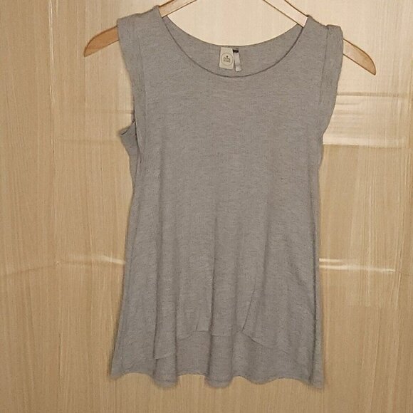Paper Crane Grey Thermal Tank Top Medium - Picture 1 of 5